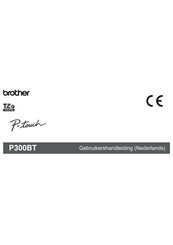 Brother P-touch P300BT Gebruikershandleiding