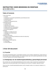 schmersal AZ 15 ZVK-1476-1 Instructies