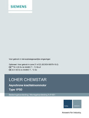 Siemens LOHER CHEMSTAR 1PS0 Bedienings- En Montagehandleiding