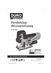 DURO PRO D-PS 850 Handleiding