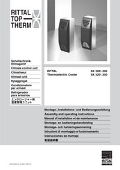 Rittal TOP THERM SK 3201.200 Montage- En Bedieningshandleiding