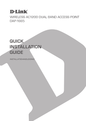 D-Link DAP-1665 Installatiehandleiding