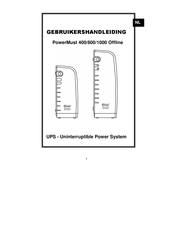 Mustek PowerMust 400 Offline Gebruikershandleiding