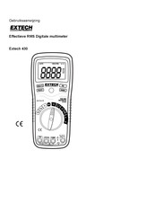 Extech Instruments 430 Gebruiksaanwijzing