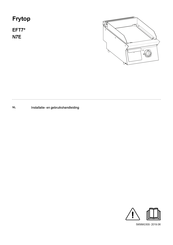 Electrolux Professional EFT71 Installatie En Gebruikshandleiding