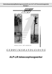 ALP-Lift PHCI 1100-EU Gebruiksaanwijzing