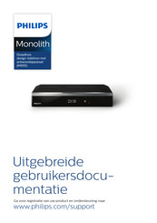 Philips Monolith M995 Uitgebreide Gebruikersdocumentatie