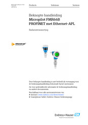 Endress+Hauser Micropilot FMR66B Handleiding