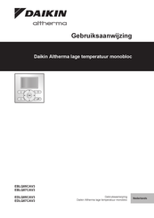 Daikin Altherma EDLQ07CAV3 Gebruiksaanwijzing