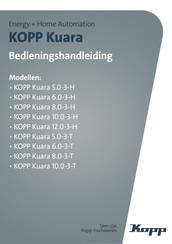 Kopp Kuara 8.0-3-T Bedieningshandleiding