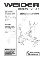 Weider Pro WEEVBE2926.0 Gebruikershandleiding