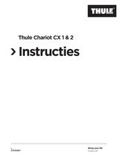 Thule sweden Chariot CX 1 Instructies