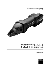 Trumpf TruTool C 160 Gebruiksaanwijzing