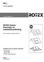 Rotex Solaris H26P Installatiehandleiding