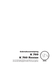 Husqvarna K 760 Rescue Gebruiksaanwijzing