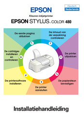 Epson STYLUS COLOR 480 Installatiehandleiding