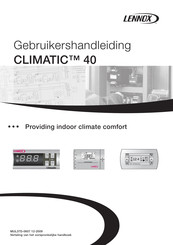 Lennox CLIMATIC 40 Gebruikershandleiding