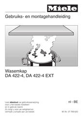 Miele DA 422-4 EXT Gebruiks- En Montagehandleiding