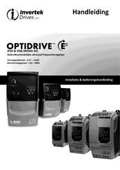 Invertek Drives Optidrive IE2 Installatie- En Bedieningshandleiding