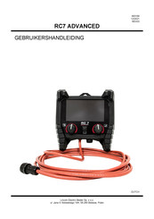 Lincoln Electric RC7 ADVANCED Gebruikershandleiding