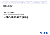 Denon AH-GC25NC Gebruiksaanwijzing