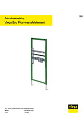 Viega Eco Plus 8158 Gebruiksaanwijzing