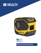 Brady M511 Gebruikershandleiding