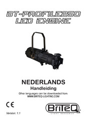 Briteq BT-PROFILE250 LED ENGINE Handleiding