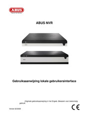 Abus NVR10020P Gebruiksaanwijzing