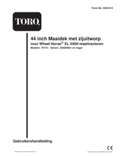 Toro 79110 Gebruikershandleiding