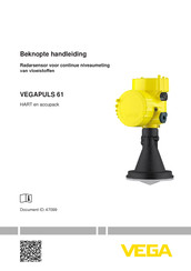 Vega PULS 61 Beknopte Handleiding