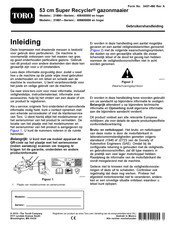 Toro 53 cm Super Recycler Gebruikershandleiding