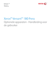 Xerox 180 Press Handleiding Voor De Gebruiker