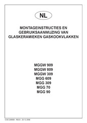 M-system MGGW 809 Gebruiksaanwijzing