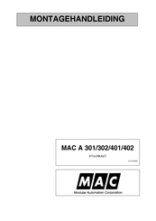 MAC A 302 Montagehandleiding