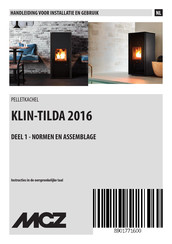 MCZ KLIN-TILDA 2016 Handleiding Voor Installatie En Gebruik