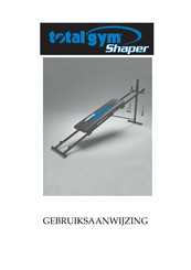 Total Gym Shaper Gebruiksaanwijzing