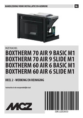 MCZ BOXTHERM 60 AIR 6 SLIDE M1 Handleiding Voor Installatie En Gebruik