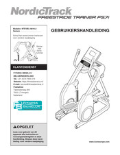 NordicTrack FREESTRIDE TRAINER FS7i Gebruikershandleiding