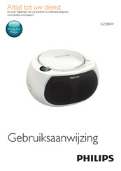 Philips AZ380W Gebruiksaanwijzing