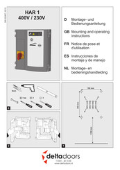 Deltadoors HAR 1 230V Bedieningshandleiding