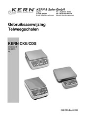 KERN CDS 30K0.1 Gebruiksaanwijzing