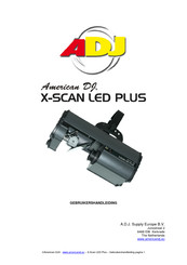 ADJ American DJ X-SCAN LED PLUS Gebruikershandleiding