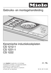 Miele CS 1221-1 Gebruiks- En Montagehandleiding