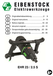 EIBENSTOCK EHR 23/2.5 S Oorspronkelijke Gebruiksaanwijzing