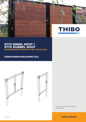 THIBO STYX DUBBEL HOUT Gebruikershandleiding