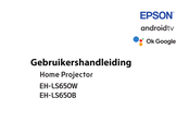 Epson EH-LS650W Gebruikershandleiding