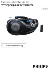 Philips AZ1850 Gebruiksaanwijzing