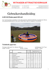 Withagen-Attractieverhuur A-2013.02 Gebruikershandleiding