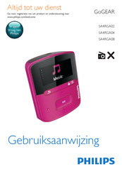 Philips GoGEAR SA4RGA02 Gebruiksaanwijzing